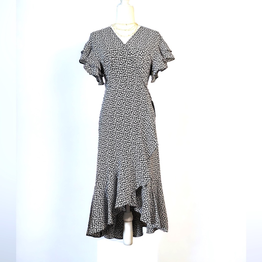 Max Studio by Nordstrom Floral Black and White